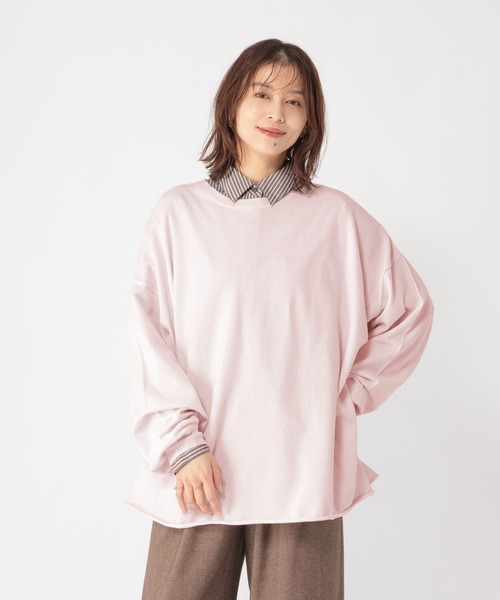 studio CLIP（スタディオクリップ）の「14ゲージカラーBIGニットT（ニット/セーター・レディース・クリアブルー/ピンク/イエロー・FREE）」の12枚目の写真