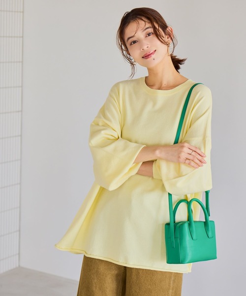 studio CLIP（スタディオクリップ）の「14ゲージカラーBIGニットT（ニット/セーター・レディース・クリアブルー/ピンク/イエロー・FREE）」の16枚目の写真