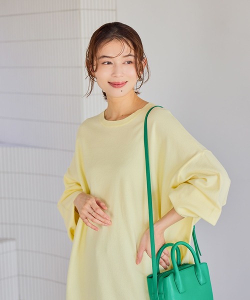 studio CLIP（スタディオクリップ）の「14ゲージカラーBIGニットT（ニット/セーター・レディース・クリアブルー/ピンク/イエロー・FREE）」の18枚目の写真