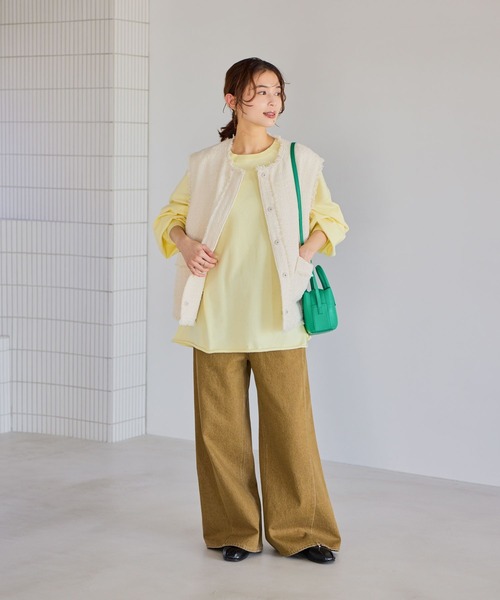 studio CLIP（スタディオクリップ）の「14ゲージカラーBIGニットT（ニット/セーター・レディース・クリアブルー/ピンク/イエロー・FREE）」の20枚目の写真