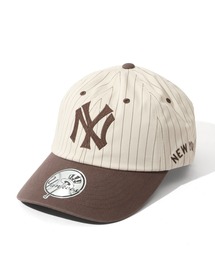 CORPUS　SELECT（コーパストーキョー）の「【MLB KOREA/エムエルビーコリア】Signature Stripe Unstructured Ball Cap /シグネチャー ストライプ アンストラクチャード ベースボールキャップ（キャップ）」