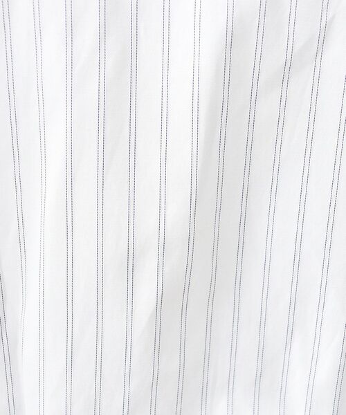 MAJESTIC LEGON（マジェスティックレゴン）の「リボンフリルペプラムブラウス（シャツ/ブラウス・レディース・ブルー/オフホワイト/ピンク/ホワイト系その他2・MEDIUM）」の12枚目の写真