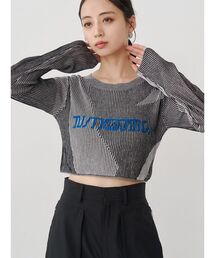 MURUA | ロゴアップリケランダムニット(ニット/セーター)