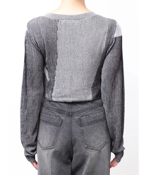 MURUA(ムルーア)の「ロゴアップリケランダムニット(ニット/セーター・レディース・ピンク/ブルー/ブラック・FREE)」の13枚目の写真