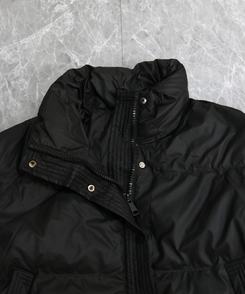 セール】エコレザーショートダウンジャケット ECO LEATHER SHORT DOWN