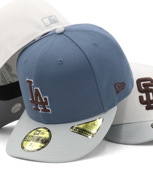 ニューエラキャップ PRE-CURVED59FIFTY ICEAGE ツートンMLB（キャップ