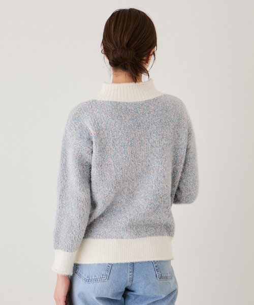 Jayro(ジャイロ)の「ガール刺繍ミックスニット(Tシャツ/カットソー・レディース・ベージュ/ライトグレー/ブルー系その他6/ピンク・FREE)」の22枚目の写真