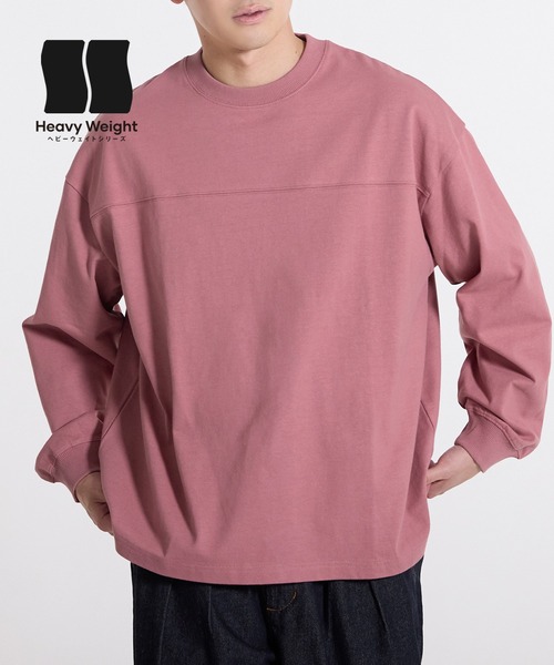 coca（coca）（コカ）の「ヘビーウェイトフットボールロンT |ユニセックス（Tシャツ/カットソー・メンズ・ホワイト/ブラック/ピンク系その他/ライトベージュ・L/M/XL）」の4枚目の写真