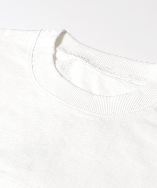 coca(coca)(コカ)の「ヘビーウェイトフットボールロンT |ユニセックス(Tシャツ/カットソー・メンズ・ホワイト/ブラック/ピンク系その他/ライトベージュ・L/M/XL)」の5枚目の写真
