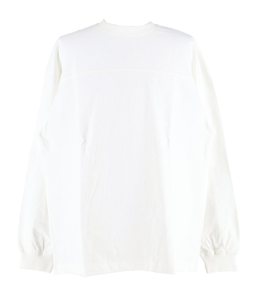 coca（coca）（コカ）の「ヘビーウェイトフットボールロンT |ユニセックス（Tシャツ/カットソー・メンズ・ホワイト/ブラック/ピンク系その他/ライトベージュ・L/M/XL）」の7枚目の写真