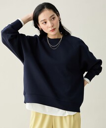 ANY（エニィ）の「ダンボールバックリブプルオーバー（スウェット）」