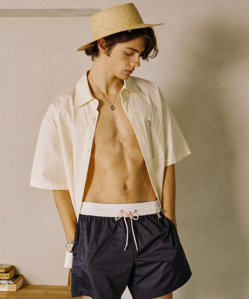 PADO SEOUL(パドソウル)の「オーバーサイズ 半袖シャツ アイボリー(シャツ/ブラウス・メンズ・その他・X-LARGE/LARGE)」の1枚目の写真