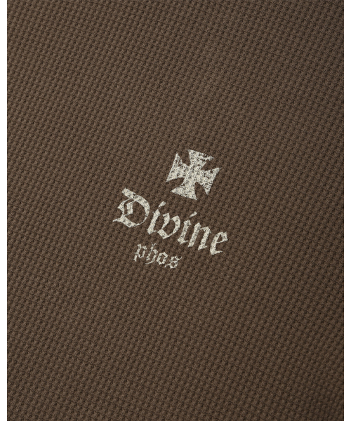 PHOS333(フォースサンサンサン)の「Divine Waffle Long Sleeved/Dark Brown(Tシャツ/カットソー・レディース・その他・MEDIUM/LARGE)」の4枚目の写真