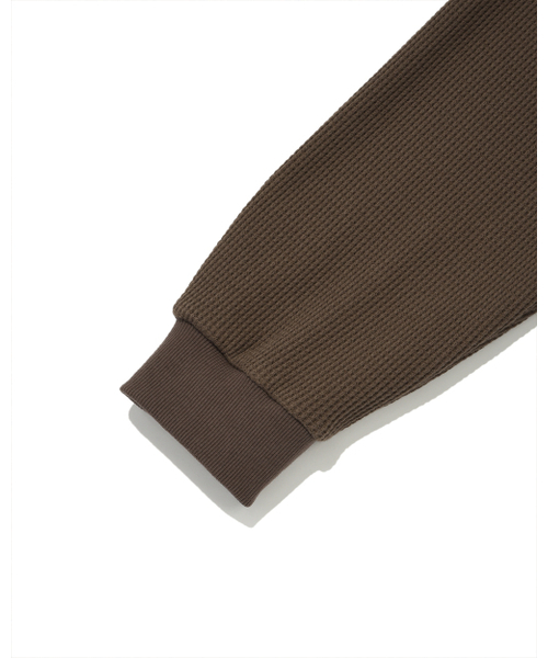 PHOS333(フォースサンサンサン)の「Divine Waffle Long Sleeved/Dark Brown(Tシャツ/カットソー・レディース・その他・MEDIUM/LARGE)」の5枚目の写真