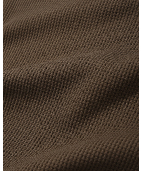 PHOS333(フォースサンサンサン)の「Divine Waffle Long Sleeved/Dark Brown(Tシャツ/カットソー・レディース・その他・MEDIUM/LARGE)」の7枚目の写真