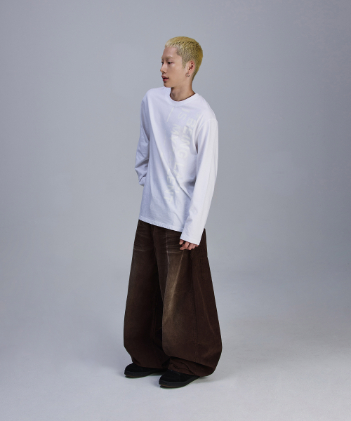 SCALLYWAG（スカリーワグ）の「ウォッシングコーデュロイワイドパンツ[ブラウン]（その他パンツ・レディース・その他・S/M/L/XL）」の8枚目の写真