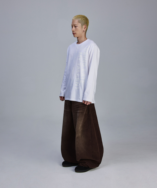 SCALLYWAG（スカリーワグ）の「ウォッシングコーデュロイワイドパンツ[ブラウン]（その他パンツ・レディース・その他・S/M/L/XL）」の12枚目の写真