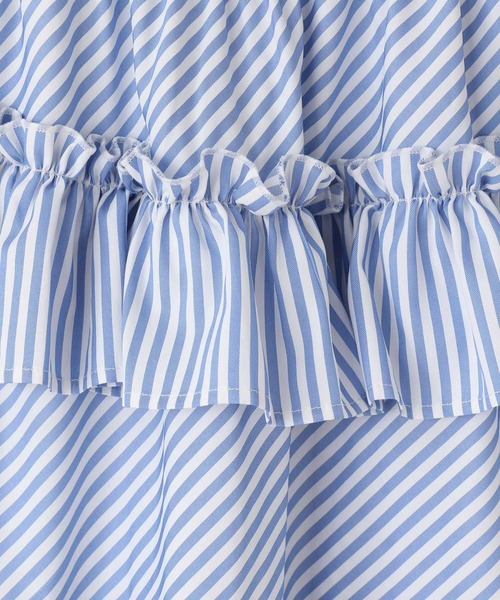 LOWRYS FARM（ローリーズファーム）の「ストライプフリルロングスカート　 647598（スカート・キッズ・ストライプ・150cm/140cm/130cm/120cm/110cm）」の13枚目の写真