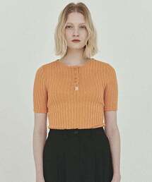 BENSIMON | HALF KNIT JERSEY - OREANGE(Tシャツ/カットソー)