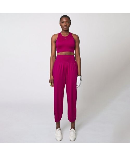 ATHPLATFORM（アスプラットフォーム）の「AW31PL01 イージージョガーパンツ_マゼンタ（スウェットパンツ・レディース・その他・FREE）」の5枚目の写真