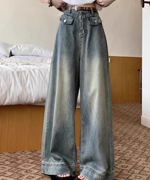 REBALANCE(リバランス)の「ワイドフレアデニムパンツ(デニムパンツ・レディース・A・MEDIUM/LARGE)」の6枚目の写真