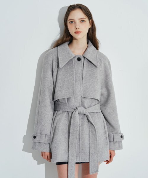 セール】Wool Rich Half Coat [Gray]（チェスターコート）｜ROSEFRANTZ