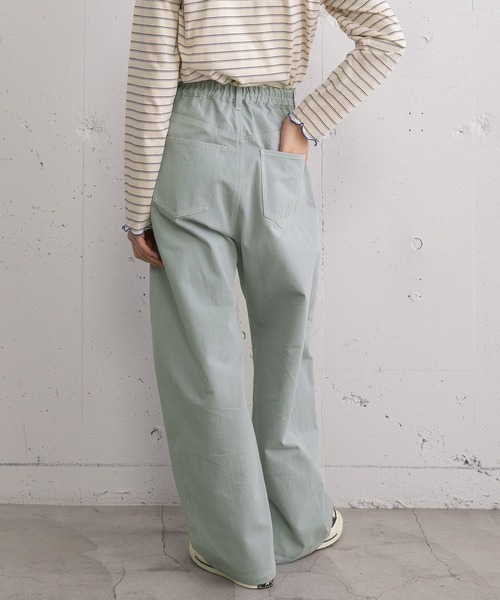 POU DOU DOU（プードゥドゥ）の「ルーズバレルパンツ（その他パンツ・レディース・ライトブルー/ベージュ/インディゴブルー・3）」の6枚目の写真