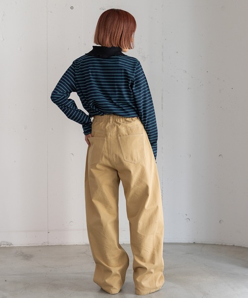 POU DOU DOU（プードゥドゥ）の「ルーズバレルパンツ（その他パンツ・レディース・ライトブルー/ベージュ/インディゴブルー・3）」の10枚目の写真