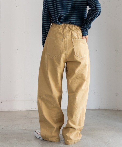 POU DOU DOU（プードゥドゥ）の「ルーズバレルパンツ（その他パンツ・レディース・ライトブルー/ベージュ/インディゴブルー・3）」の13枚目の写真