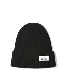 SUKU（スク）の「SUKU STANDARD BEANIE-BLACK（ニットキャップ/ビーニー）」