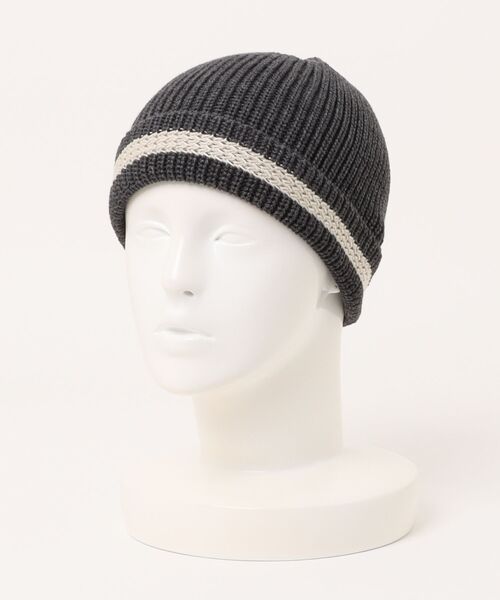 LEUCHTFEUER（ロイフトフォイヤー）の「●LEUCHTFEUER●SYLT 2TONE（ニットキャップ/ビーニー・レディース・ネイビー/グレー系その他3・FREE）」の2枚目の写真