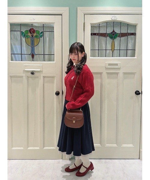 F i.n.t（フィント）の「型押しサークルポシェット/fint フィント（ショルダーバッグ・レディース・ブラウン/ピンクベージュ・FREE）」の20枚目の写真