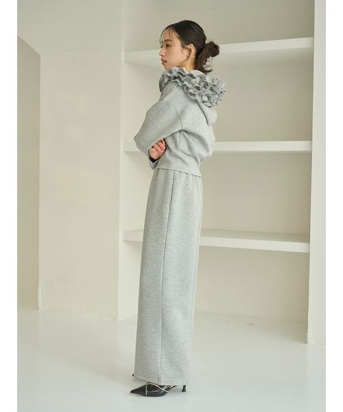 SNIDEL(スナイデル)の「フリルショートジップパーカー(パーカー・レディース・ホワイト/グレー/ライトブルー・F)」の22枚目の写真