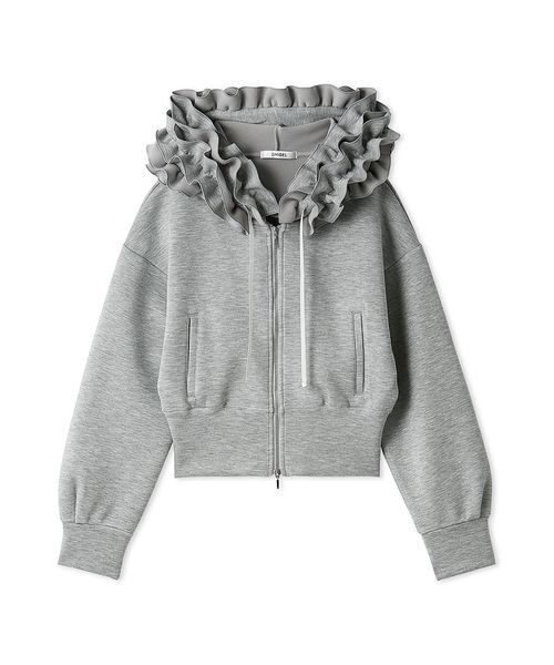 フリルショートジップパーカー（パーカー）｜SNIDEL（スナイデル）の
