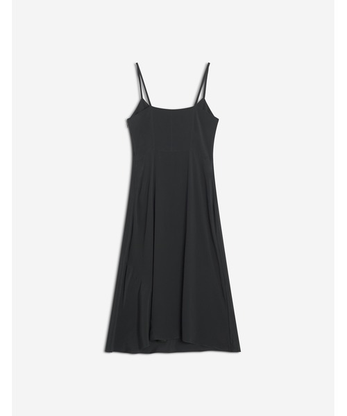 Maison Kitsune(メゾンキツネ)の「LONG SLIP DRESS(ワンピース・レディース・ブラック・38/34/36)」の2枚目の写真
