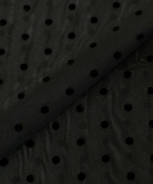 MAJESTIC LEGON（マジェスティックレゴン）の「ドットチュールシアートップス（Tシャツ/カットソー・レディース・ブラック系その他/ホワイト系その他2・MEDIUM）」の16枚目の写真