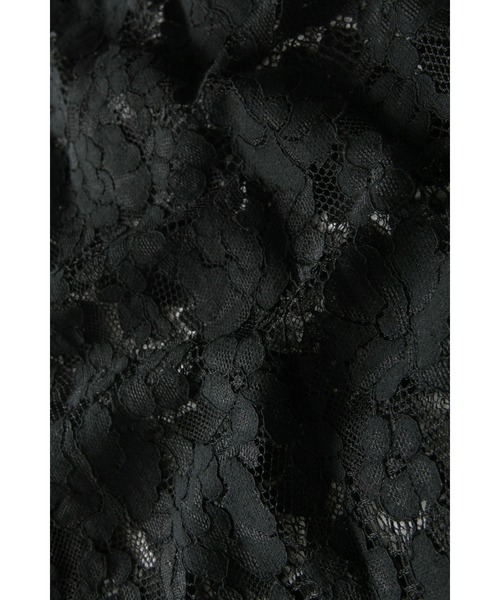 &. NOSTALGIA（アンドドットノスタルジア）の「フラワーレースフーディージャケット（その他アウター・レディース・ブラック/ホワイト・M）」の12枚目の写真