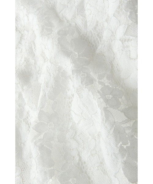 &. NOSTALGIA（アンドドットノスタルジア）の「フラワーレースフーディージャケット（その他アウター・レディース・ブラック/ホワイト・M）」の13枚目の写真