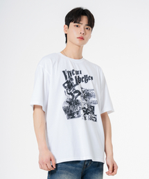 ガレージラック オーバーサイズ 半袖Tシャツ ホワイト