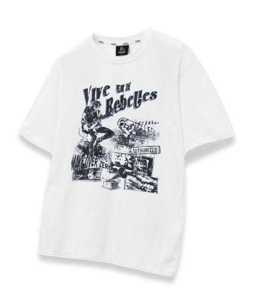 MOZMOZ(モズモズ)の「ガレージラック オーバーサイズ 半袖Tシャツ ホワイト(Tシャツ/カットソー・レディース・その他・XXL/XL/M)」の3枚目の写真