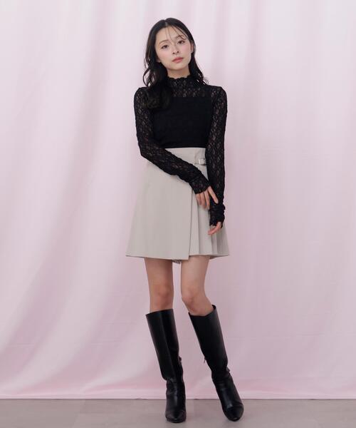JILL by JILL STUART(ジルバイジルスチュアート)の「レースカットソートップス(Tシャツ/カットソー・レディース・ピンク/ホワイト/ブラック/ブルー・FREE)」の13枚目の写真