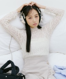 レースカットソートップス