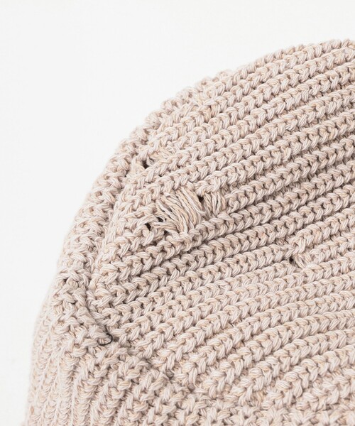 RACAL(ラカル)の「RACAL / Damage Knit Bucket Hat(ハット・メンズ・ベージュ/ブラック・ONE SIZE)」の8枚目の写真