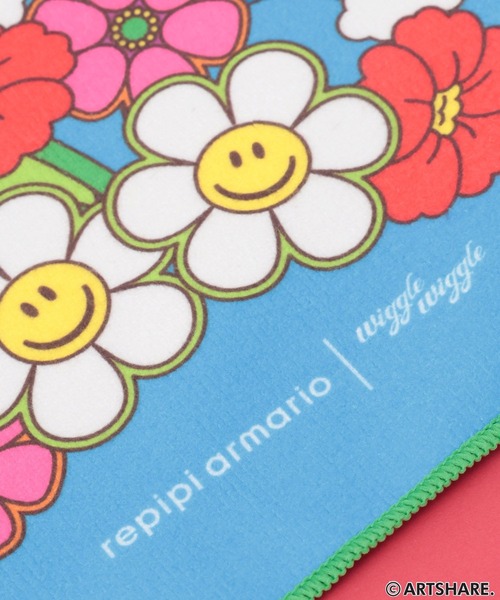 repipi armario（レピピ アルマリオ）の「【wiggle wiggle】ハンカチタオル（ハンカチ/ハンドタオル・キッズ・ピンク/ブラック/ブルー・ONESIZE）」の10枚目の写真