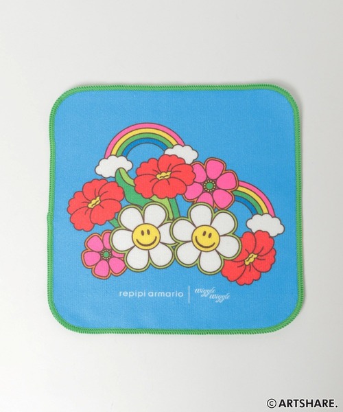 repipi armario（レピピ アルマリオ）の「【wiggle wiggle】ハンカチタオル（ハンカチ/ハンドタオル・キッズ・ピンク/ブラック/ブルー・ONESIZE）」の11枚目の写真