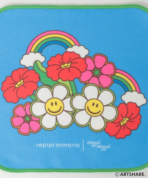 repipi armario（レピピ アルマリオ）の「【wiggle wiggle】ハンカチタオル（ハンカチ/ハンドタオル・キッズ・ピンク/ブラック/ブルー・ONESIZE）」の12枚目の写真