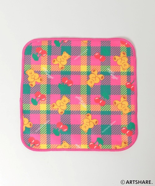 repipi armario（レピピ アルマリオ）の「【wiggle wiggle】ハンカチタオル（ハンカチ/ハンドタオル・キッズ・ピンク/ブラック/ブルー・ONESIZE）」の15枚目の写真