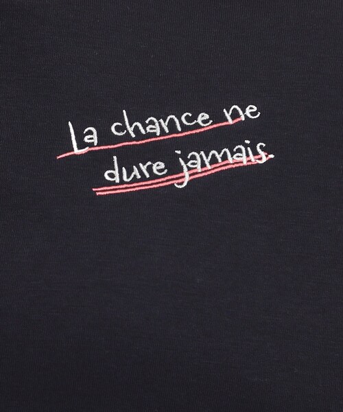 SHOO・LA・RUE(シューラルー)の「【洗濯機可】小さめ刺繍で大人見え アソート裏起毛スウェット(スウェット・レディース・チャコール/ホワイト系3/ネイビー系1/グレー系1・00)」の22枚目の写真