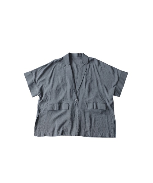 antiqua(アンティカ)の「シアー テーラードジャケット(テーラードジャケット・レディース・ブラック/グレー・ONESIZE)」の11枚目の写真