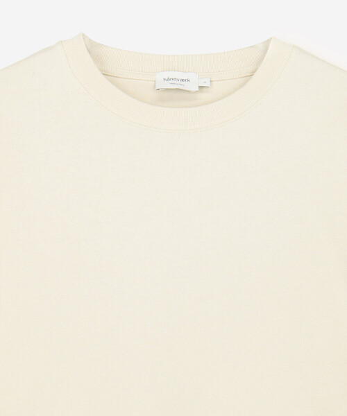 handvaerk(ハンドバーク)の「handvaerk | コットン クルーネック フレアスリーブ長袖Tシャツ WOMEN(Tシャツ/カットソー・レディース・ブラウン系その他/ホワイト系その他/ブルー系その他・S)」の7枚目の写真